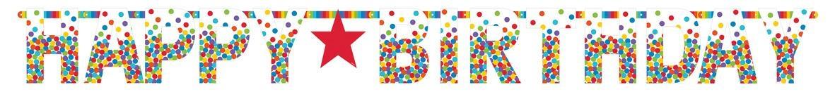 BBB GIANT LETTER BANNER BIRTHDAYACCESSORIES           N     BB