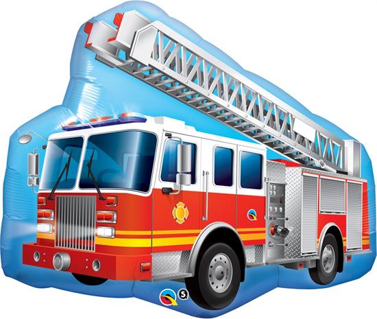 S/SHAPE RED FIRE TRUCK 36                    5PZ MC50