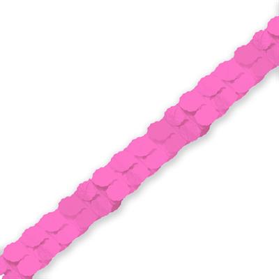 GARLAND BRIGHT PINK PAPER 365 CM PZ. 6 MC. 144