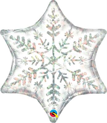 22 STAR 6 POINTED DAZZLING SNOFLAKES         5PZ MC100