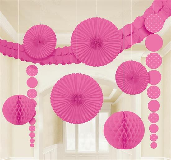 9 DAMASK DECORATION KIT BRIGHTPINK PZ. 6 MC. 36