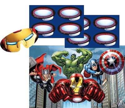 PARTY GAME AVENGERS PZ. 6 MC. 72