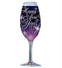 BBB HAPPY NEW YEAR CHAMPAGNE GLASS 5PZ. MC.           N     BB