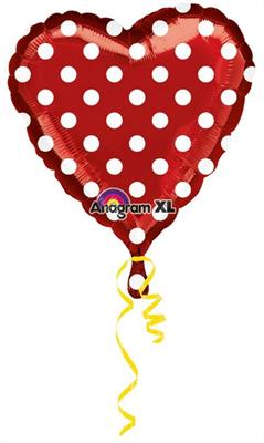 BBB 18/45CMXL RED POLKA DOTS S30                     N     BB