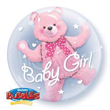24 DOUBLE BUBBLE BABY PINK BEAR              1PZ MC50
