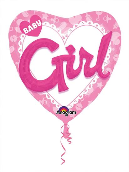 MULTI BALLOON BABY GIRL          5PZMC100