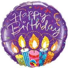 18 BIRTHDAY PARTY CANDLES                    5PZ MC100