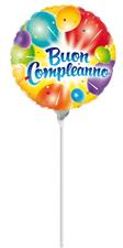 9 BUON COMPLEANNO BALLOON                    1PZ MC2000