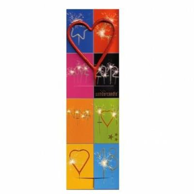 WONDERCANDLE CUORE ROSSO12PZ