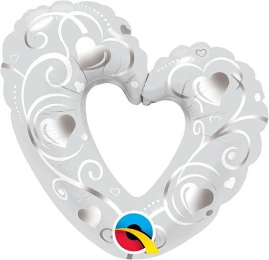 14 HEARTS FILIGREE PEARL WHITE               1PZ MC100