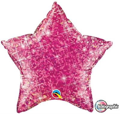 20 STAR HOLOGRAPHIC MAGENTA    5PZ MC100 PKG