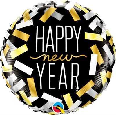 18 NEW YEAR CONFETTI STRIPES                 5PZ MC100