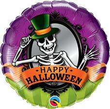 18 HALLOWEEN SKELETON MIRROR                 5PZ MC100