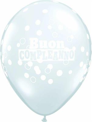 11RND ST BUON COMPLEANNO CONFETTI DIAMOND CL. 1BAG=50PZ MC100