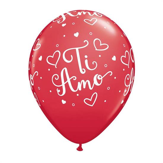 11RND ST TI AMO HEARTS RED                    1BAG=50PZ MC10