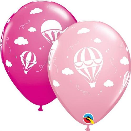 11RND ST AIR BALLOON PINK/BERRY               1BAG=25PZ MC40