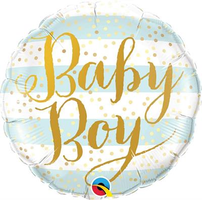 18 BABY BOY BLUE STRIPES                     5PZ MC100