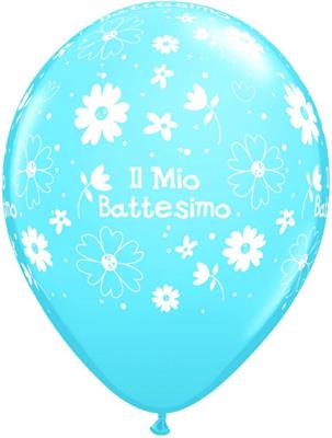 11RND ST IL MIO BATTESIMO DAISY PALE BLUE     1BAG=100PZ MC50