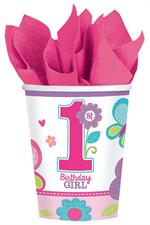 8 CUPS SWEET 1ST BDAY GIRL      12PZMC120 266ML
