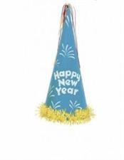 NEW YEARS GIANT GLITTER CONE PARTY HAT PZ. 50 MC. 200