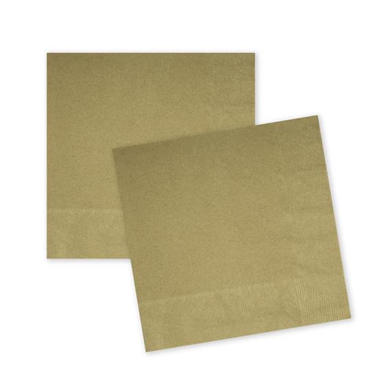 GOLD LUNCHEON NAPKINS 20CT      12PZ MC72