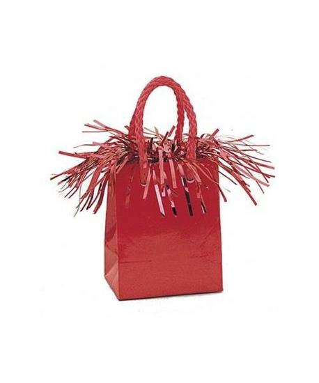 MINI GIFT BAG BALLOON WEIGHT - RED PRISM PZ. 6 MC. 72