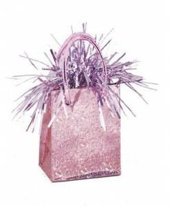 MINI GIFT BAG BALLOON WEIGHT - PASTEL PINK PZ.  MC.144