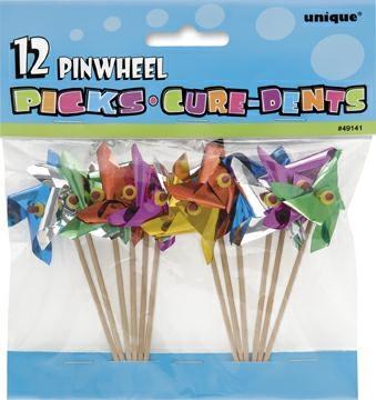 PINWHEEL PICKS 4, 12CT PZ.  MC. 144