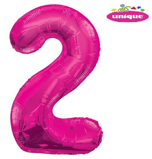 34 PKG PINK GLITZ FOIL BALLOON-2 PZ. 5 MC. 100