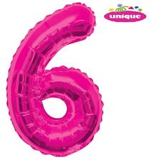 34 PKG PINK GLITZ FOIL BALLOON-6 PZ. 5 MC. 100