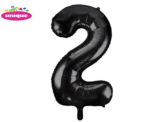 34 PKG BLACK FOIL BALLOON-2 PZ. 5 MC. 100