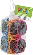 NOVELTY GLASSES NET BAG, 6CT - BULK PZ.  MC. 48