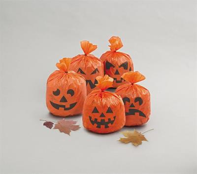 PUMPKIN HANGING LEAF BAGS, 20CT PZ. 12 MC. 72