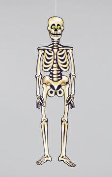 HALLOWEEN JOINTED SKELETON PZ. 6 MC. 36