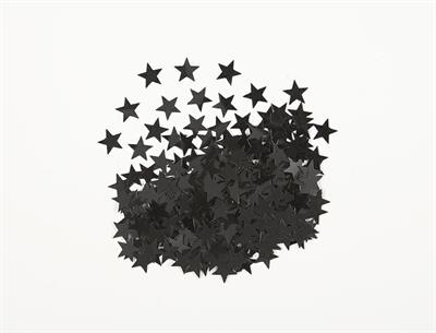 BLACK STAR CONFETTI .5OZ PZ. 12 MC. 288