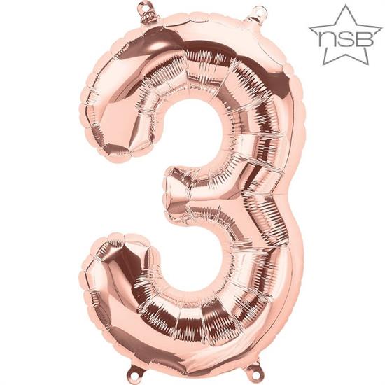 NUMBER 3 ROSE GOLD 34 NSB      5PZ MC50