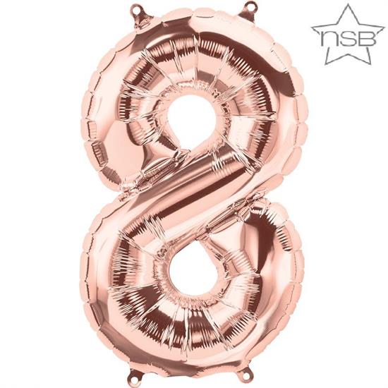 NUMBER 8 ROSE GOLD 34 NSB      5PZ MC50