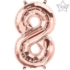 NUMBER 8 ROSE GOLD 34 NSB      5PZ MC50