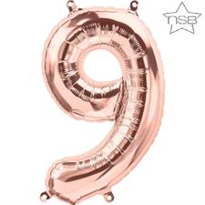 NUMBER 9 ROSE GOLD 34 NSB      5PZ MC50