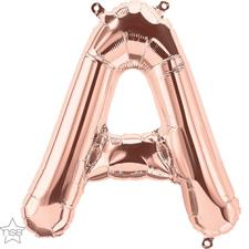 LETTER A ROSE GOLD 16 NSB      5PZ MC50