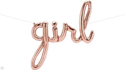 SCRIPT GIRL ROSE GOLD 37 NSB   5PZ MC50