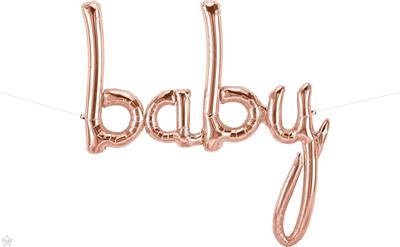 SCRIPT BABY ROSE GOLD 46 NSB   5PZ MC50