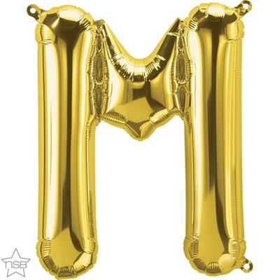 LETTER M GOLD 16 NSB           5PZ MC50