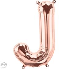 LETTER J ROSE GOLD 16 NSB      5PZ MC50