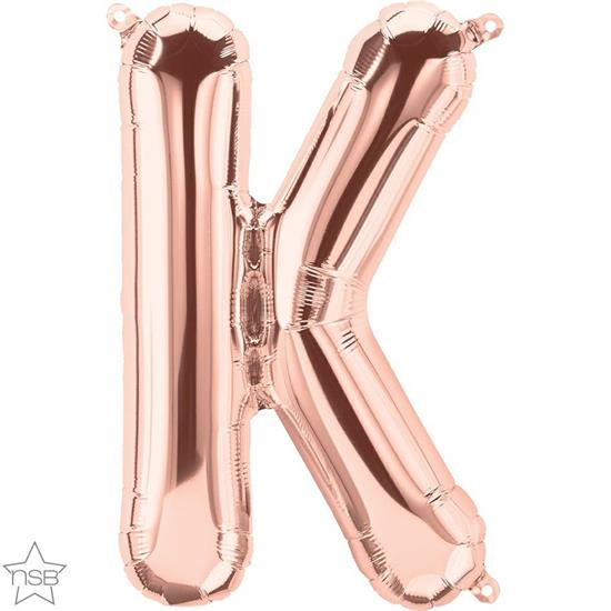 LETTER K ROSE GOLD 16 NSB      5PZ MC50