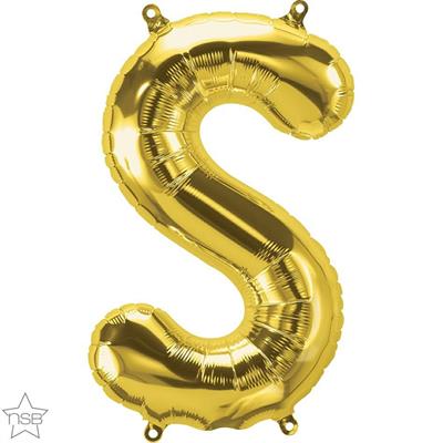 LETTER S GOLD 16 NSB           5PZ MC50