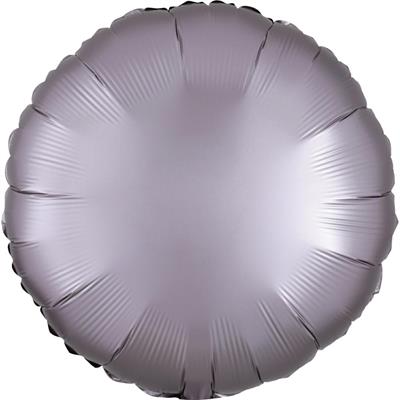 18 ROUND SATIN LUXE GREIGE      5PZMC 100