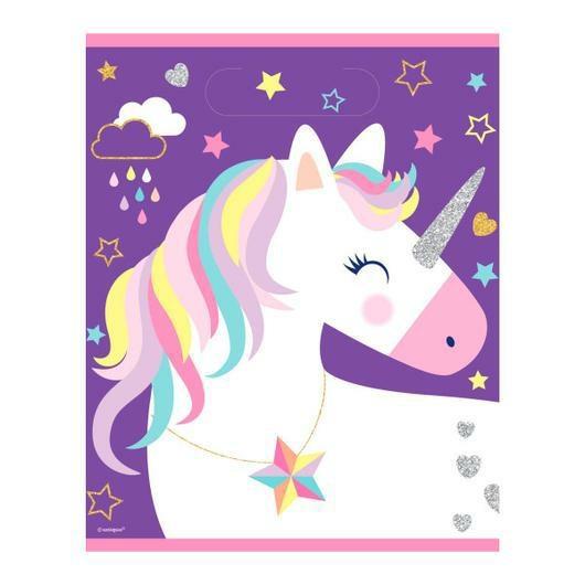 UNICORN LOOT BAGS, 8CT PZ.  MC. 144