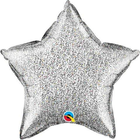 20 STAR GLITTERGRAPHIC SILVER                5PZ MC100