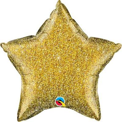 20 STAR GLITTERGRAPHIC GOLD                  5PZ MC100 PKG